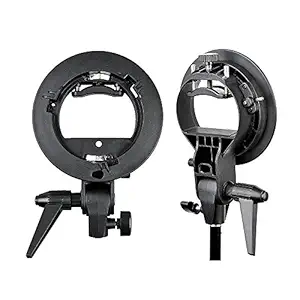 Godox S Type Bracket Stable Bowens S Mount Holder for Speedlite Flash Snoot Softbox Photo Studio Plastic Umbrella Mount Bracket