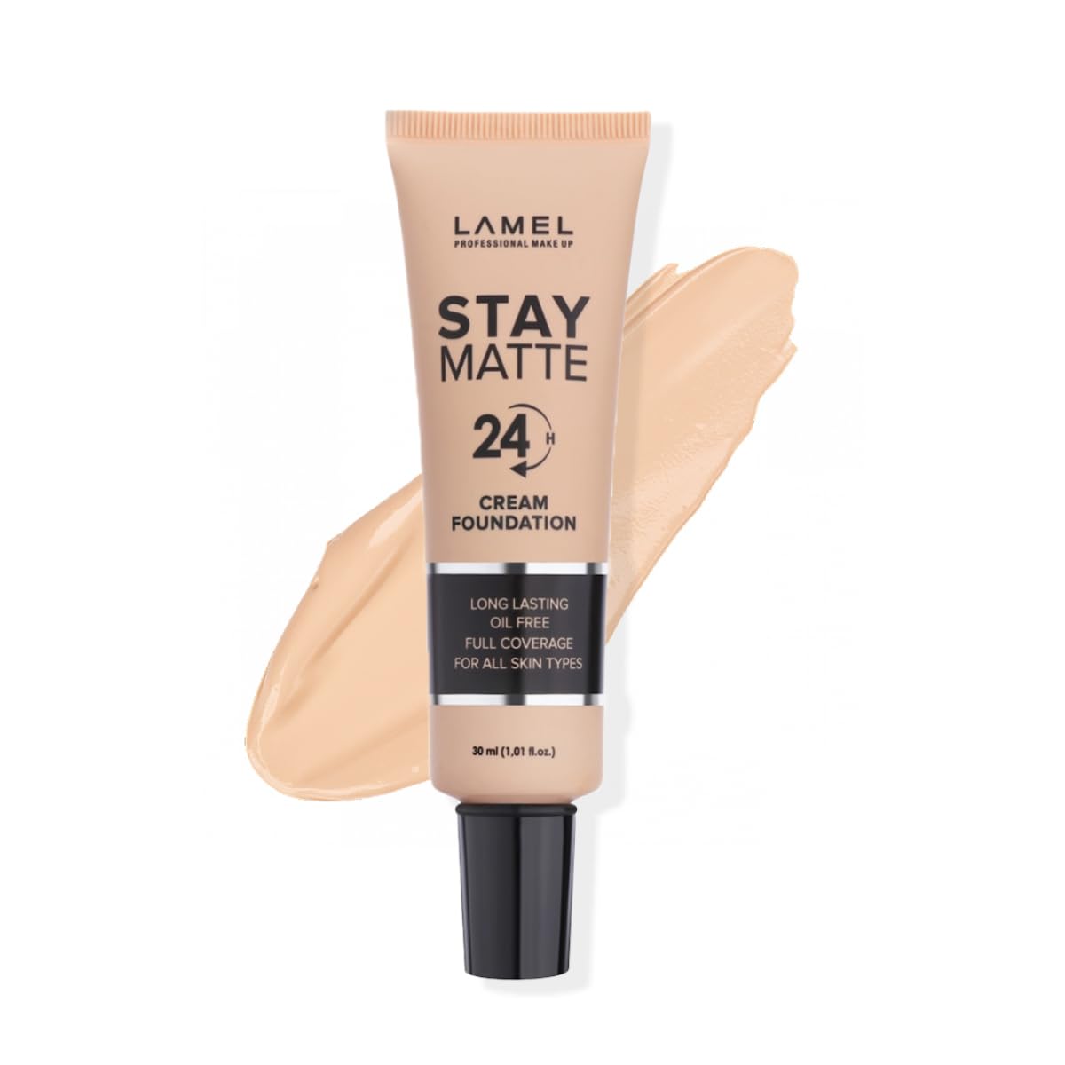 Lamel- Foundation Stay Matte 401-Porcelain | Visually smoothens skin texture |Full-coverage formula |Long-lasting |Oil-free and weightless |30 ml Lamel- Foundation Stay Matte 401-Porcelain | Visually smoothens skin texture |Full-coverage formula |Long-lasting |Oil-free and weightless |30 ml