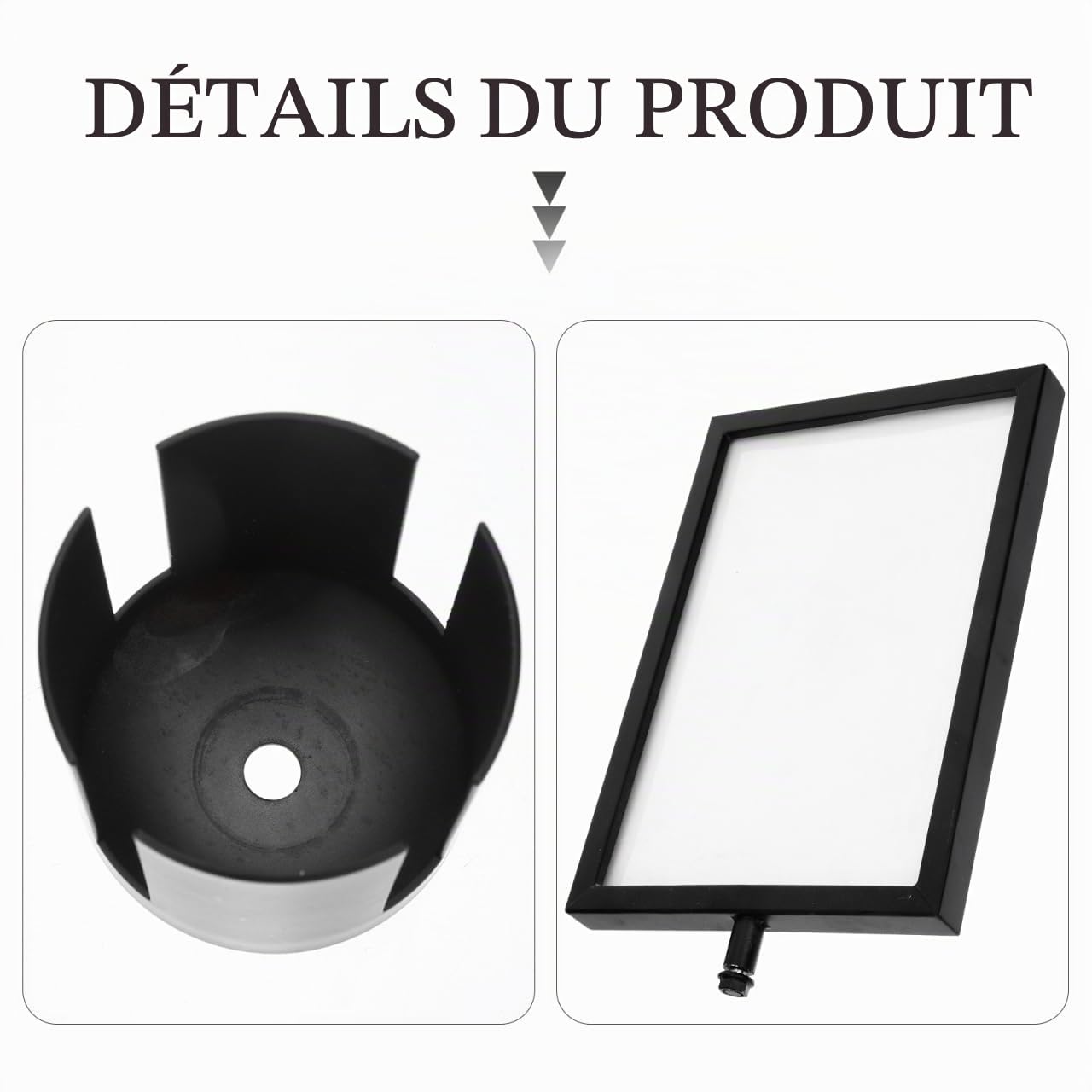 Operitacx Porte-Affiche Vertical Rétractable Acier Inoxydable Avec Ceinture Support Panneau A4 Pour File D'Attente Aéroport Bureau Événements