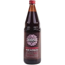 Biona | Cranberry Juice 100% Pure | 6 x 750ML