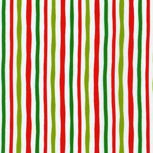 Kaufman How The Grinch Stole Christmas Stripe Holiday Fabric By The Yard