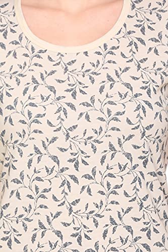 Image of In Love Women's Printed Cotton Plus Size Longline T-Shirt Half Sleeve with Pockets Pack of 2
