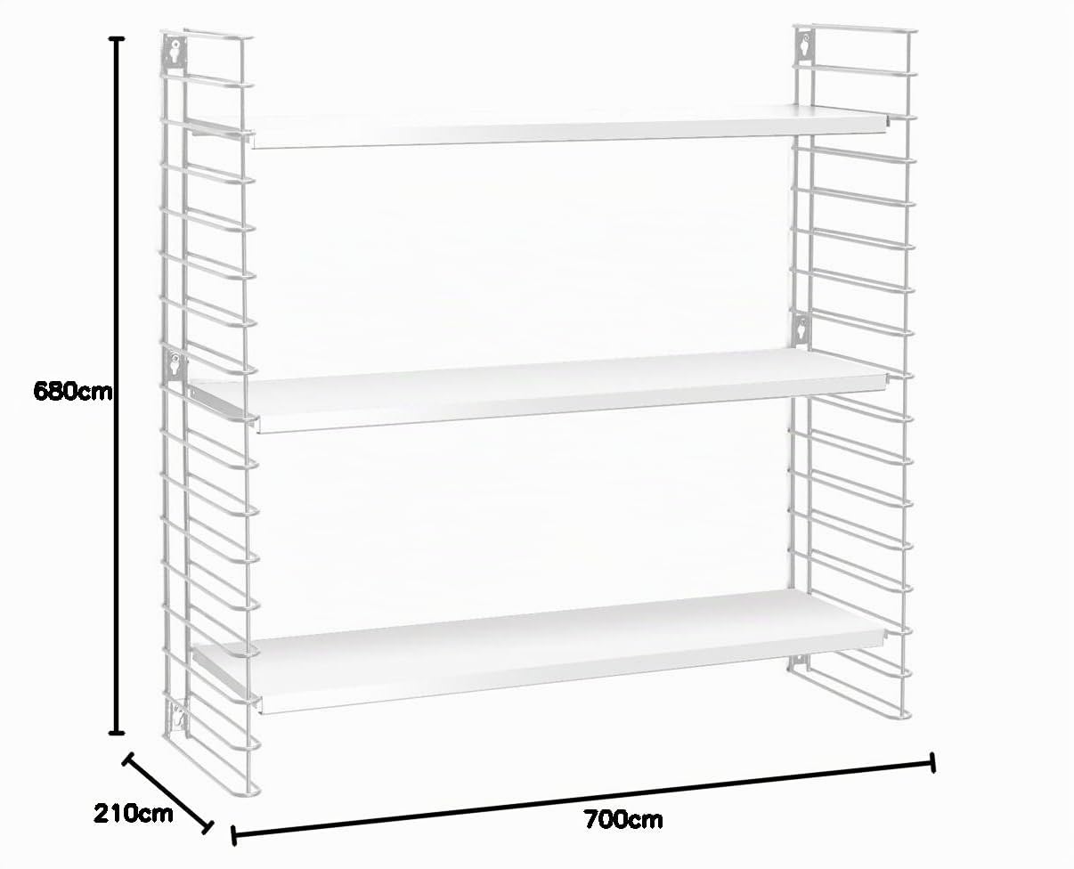 Tomado Estantería Modular Blanco-Blanco. Dimensiones: 70x21x68 cm