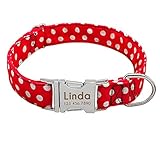 Superficie suave y forro de nailon resistente: La superficie de algodón suave no daña la piel de tu bebé y aún más, protege el cuello y no se deshilacha, cuando tus mascotas se rascan; el resistente forro de nailon hace que el collar sea duradero y lo suficientemente resistente al desgaste.