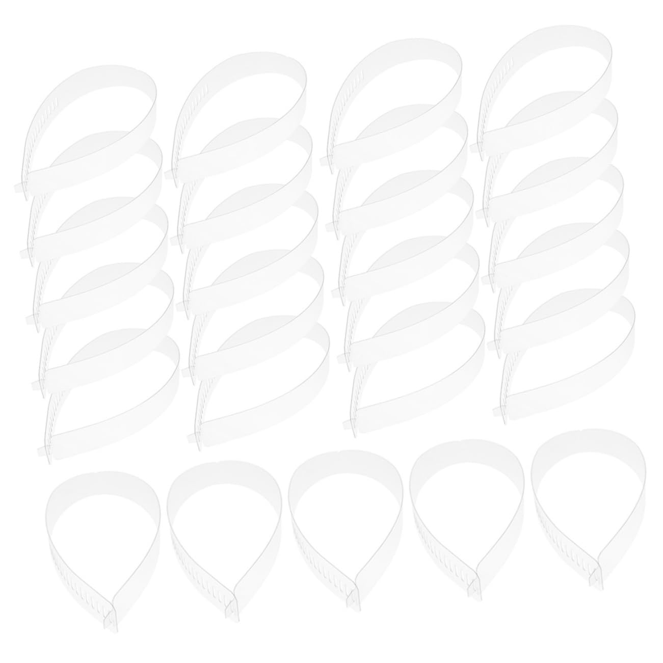 FOMIYES Collar Stays Supplies 60pcs Shirt Stay Garter Support Shirts Uniform Shirt Stays Collar Strip Blouse Collar Strips