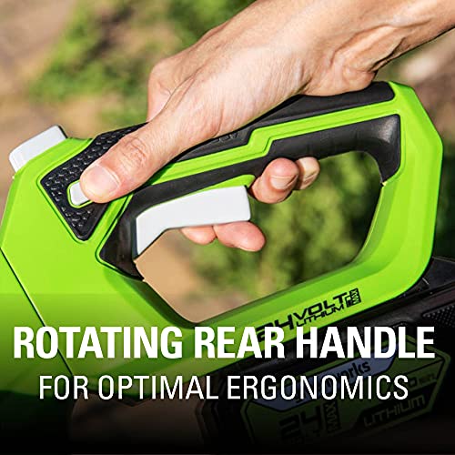 Greenworks 24V 22" Cordless Laser Cut Hedge Trimmer, Tool Only - image 6