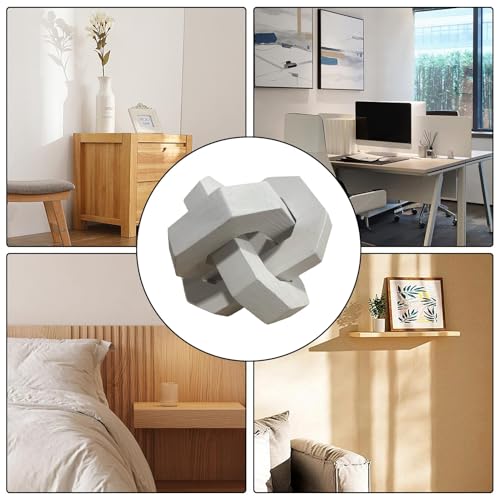 Cadena de madera decorativa para chimeneas y mesas de centro estilo boho 5