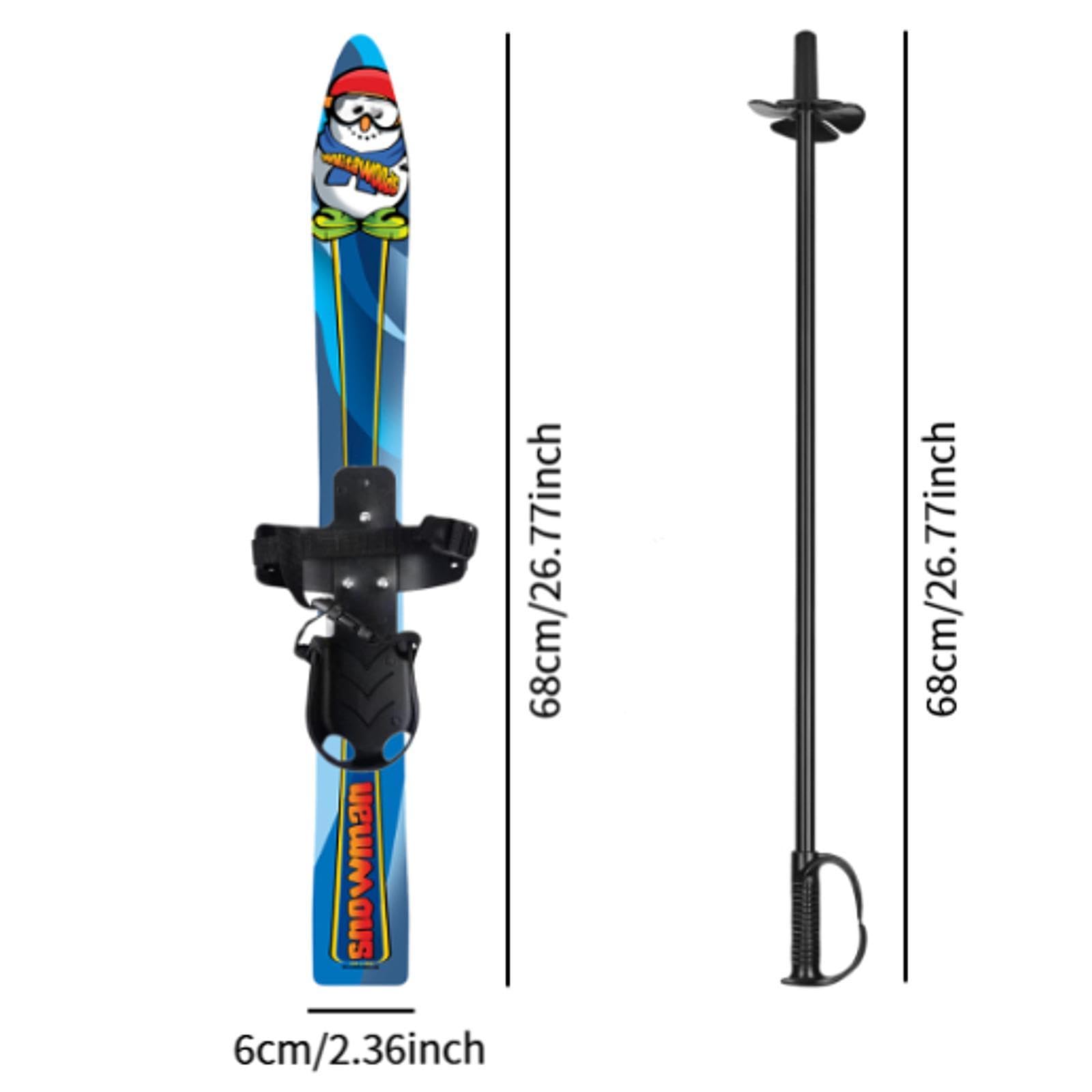 Kinder Skigafeln Skigafeln Der Winter Sport Snowboard Im Freien Kurz Skier für Schneekibladen