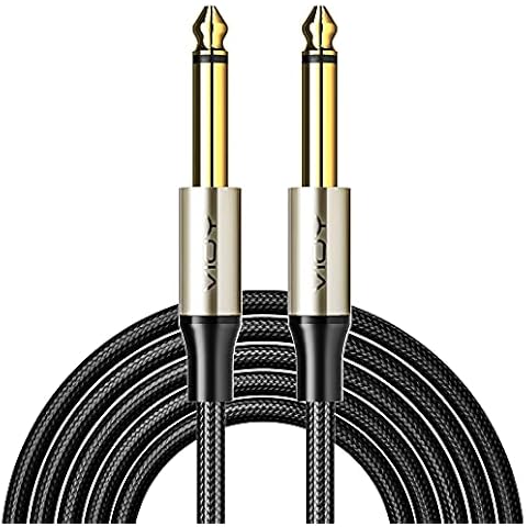 VIOY Guitar Cable 20 ft, 6.35 mm (1/4) TS (1/4) Mono Jack Unbalanced Guitar Patch Cords, High-end Instrument Cable for Electric Guitar, Bass, Keyboard, Electric Mandolin Cover