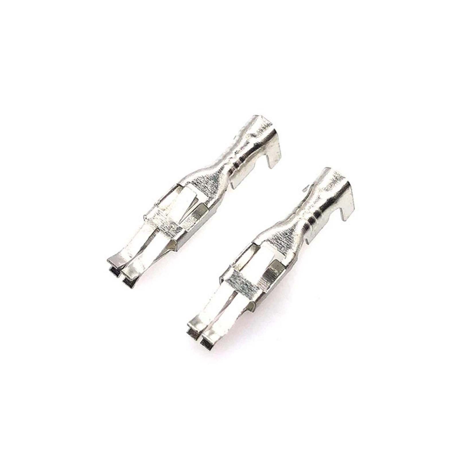 Kabelverbinder, 50 Stück DJ622-E3.5A Nicht isolierte 3,5-mm-Buchsen-Crimpstift-Spleißklemme(500 Pcs)