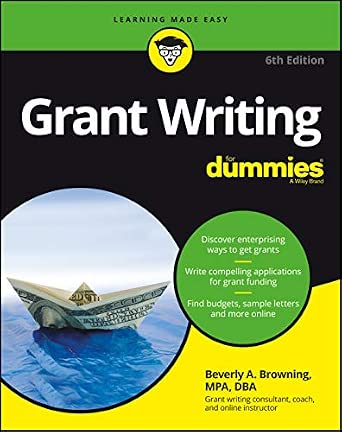Grant Writing For Dummies 6e 6th Edition book cover