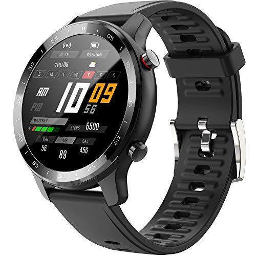 Sport Smart Watch Heart Rate Monitor Fitness Tracker with Sleep Monitoring Calories Counter Pedometer Call Reminder Message Notification IP67 Waterproof Smartwatch