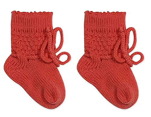 Image of CUBS & HUGS Baby-Boys Wool V-Neck Knitted Sweater Leggings Cap Booties