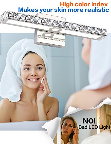 Solfart Crystal Wall Mirror Vanity Light Fixtures For Bathroom Vanity Bedroom Lighting Led Vanity Lights #TOP6
