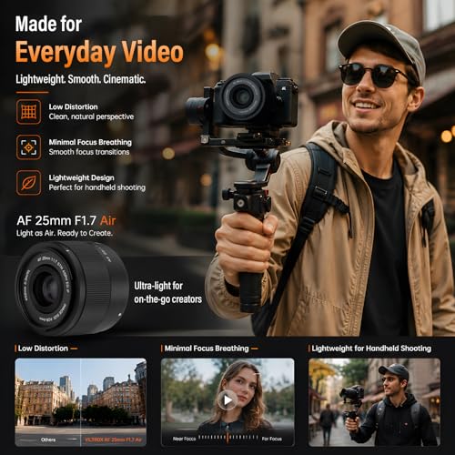 Image of VILTROX AF 25mm F1.7 Air Z-Mount APS-C Lens for Nikon