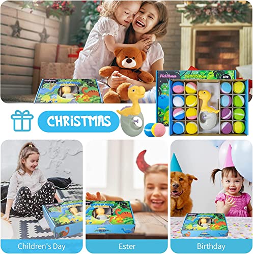 16+1 Pcs Dinosaur Bath Bombs,Bath Bombs For Kids With Dinosuars, Bonus Dinosaur Egg Water Pistol Bath Bombs For Kids+16 Different Dinosaurs, Bath Gift For Christmas, Birthday #TOP4