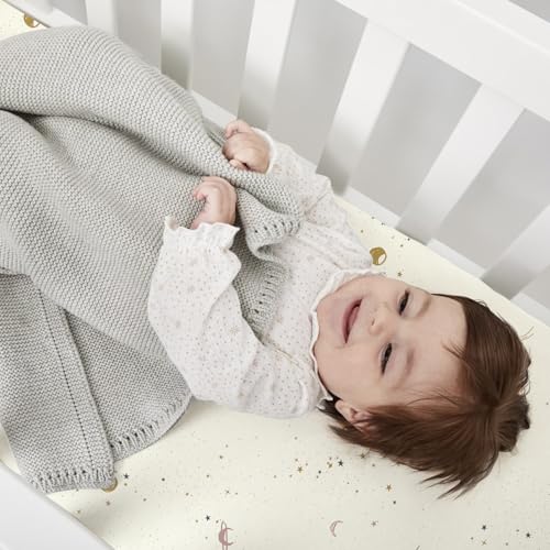 Image of Little Grape Land 4-Pack Fitted Crib Sheets,52x28 Microfiber for Boys Girls