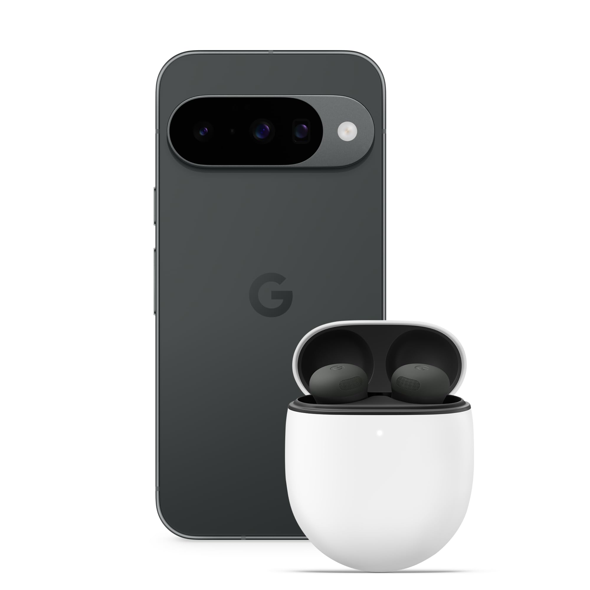 Google Pixel 10 - Smartphone Android sbloccato con Gemini, tripla fotocamera posteriore avanzata, autonomia di oltre 24 ore e display Actua da 6,3" - nero ossidiana, 256GB+Pixel Buds Pro 2