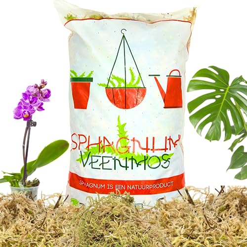 Musgo Sphagnum, Esfagno, 500gr / 5L, Musgo De Esfagno, Esfagno para Todo Tipo de Plantas, para...