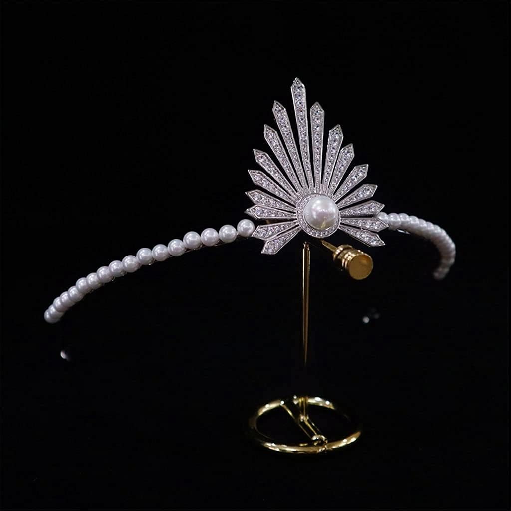 Crystal Crown Bridal Hair Jewelry Rhinestones Wave Tiara Headpiece Women Wedding Hair Accessorie
