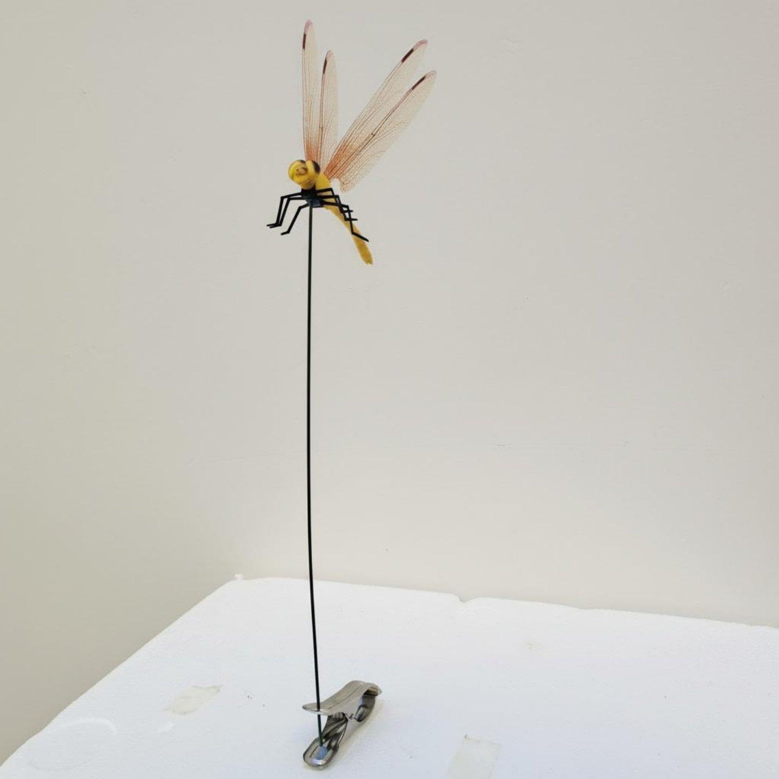 Dragonfly Garden Decor Lifelike Design Dragonfly Plant Clipd Realistic Appearance for Gardeners, Flower Beds, Potted Plants, Balcony Yellow|Home & Garden| Home D?©cor| Floral D?©cor-image-30