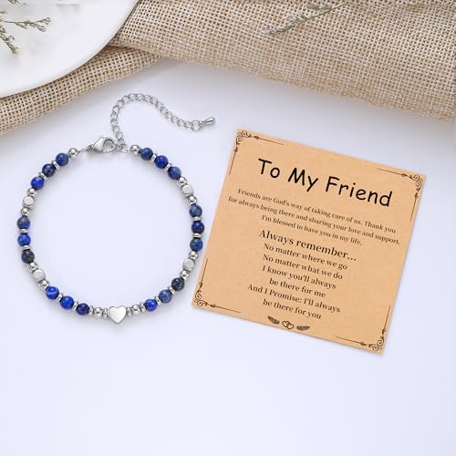Image of Best Friend Bracelet Gifts for Women Sister Bestie, Christmas Gift for Teens Mom Daughter Granddaughter Birthday Gift for Her Stocking Stuffers