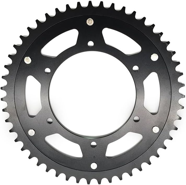 Fit For DR/DR-Z Motorcycle Rear Race Chain Sprocket Of 49T 50T 51T Accessories(49T Black)