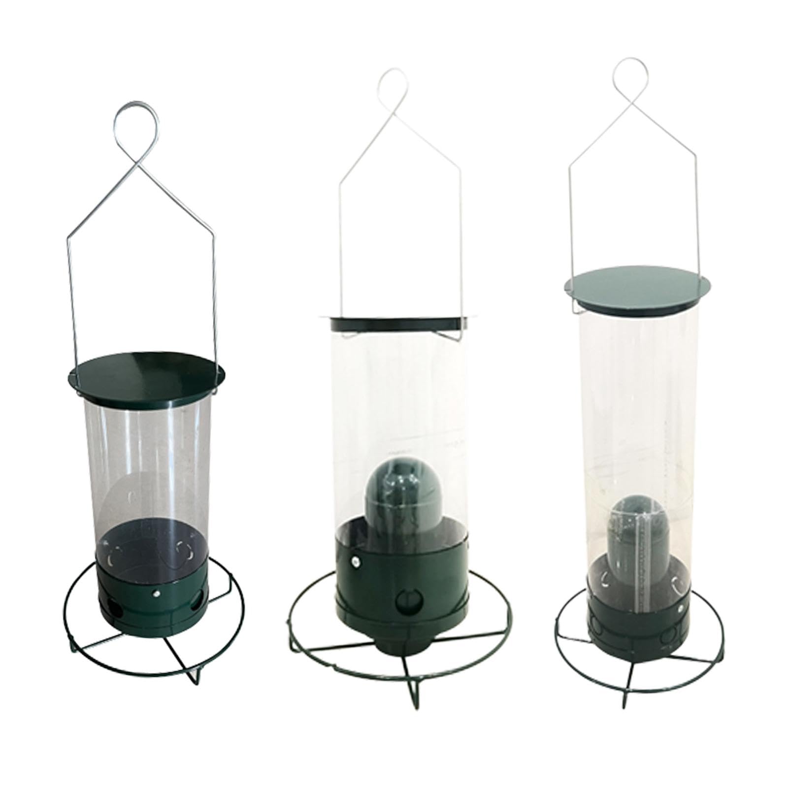 Enakshi Food Dispenser Outdoor Removable Tray Bird Feeder for Yard Patio Front Porch Small|Pet Supplies | Backyard Poultry Supplies