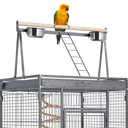 Vogelvoliere Yaheetech für Nymphensittiche 81 x 77 x 174 cm
