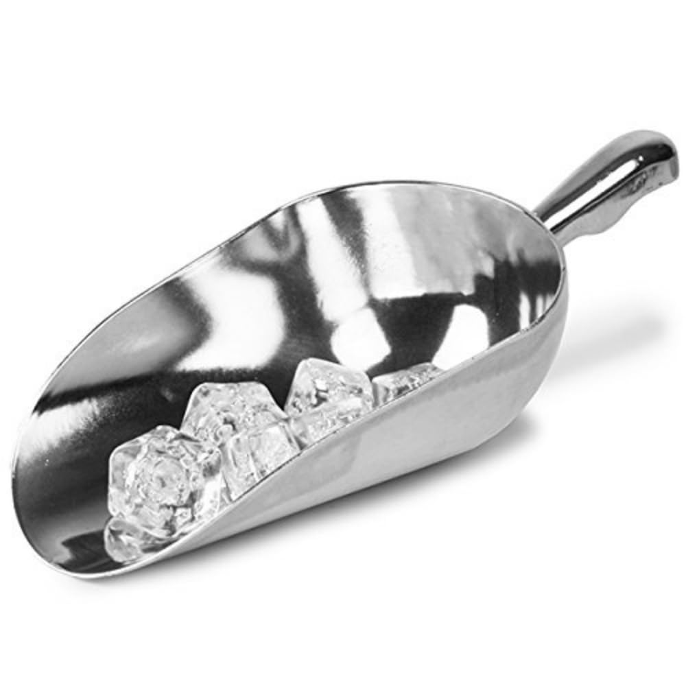 Aluminium Ice Scoop 38oz - Large Ice Cube Scoop