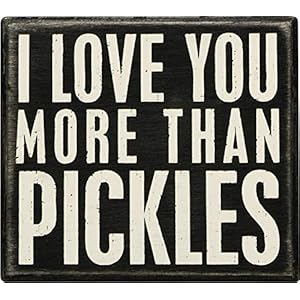 Primitivesbykathy19177classicboxsignmorepickles Urban Country Home Decor Primitives by kathy 19177 classic box sign more pickles urban country home decor