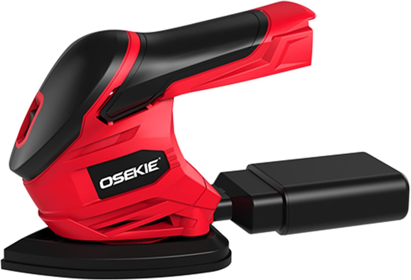 Cordless Detail Sander Compatible with Milwaukee 18V MAX Battery(Tool Only), 12000 OPM Compact Corner Mouse Sander with Dust Collection Bag & 10PCS Sandpapers, Hook & Loop, for Detailing, Sanding