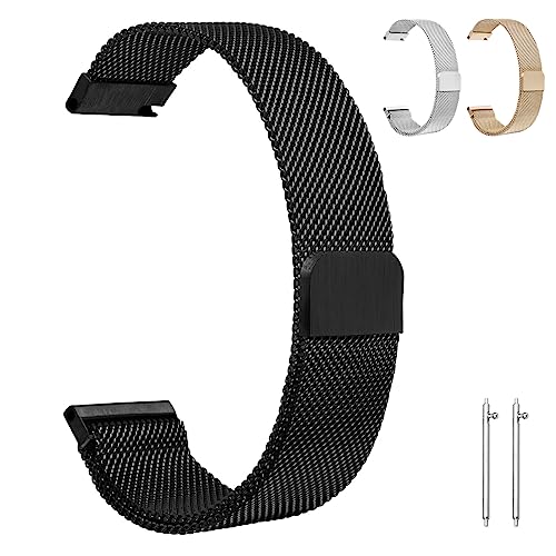 OFFCUP Correa Milanesa Reloj, 20M Magnética Correa de Reloj de Acero Inoxidable...
