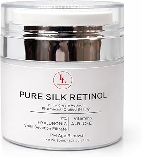Crema de noche con retinol de seda pura, form...