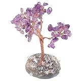 ABOOFAN Adorno De Cristal para Árbol Bonsái De Cristal Decoración De Mesa Escultura De Árbol De La Fortuna Decoración De Suerte