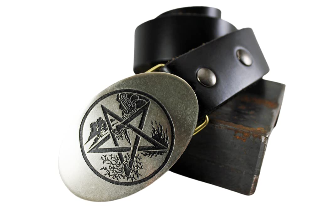baphomet belt buckle