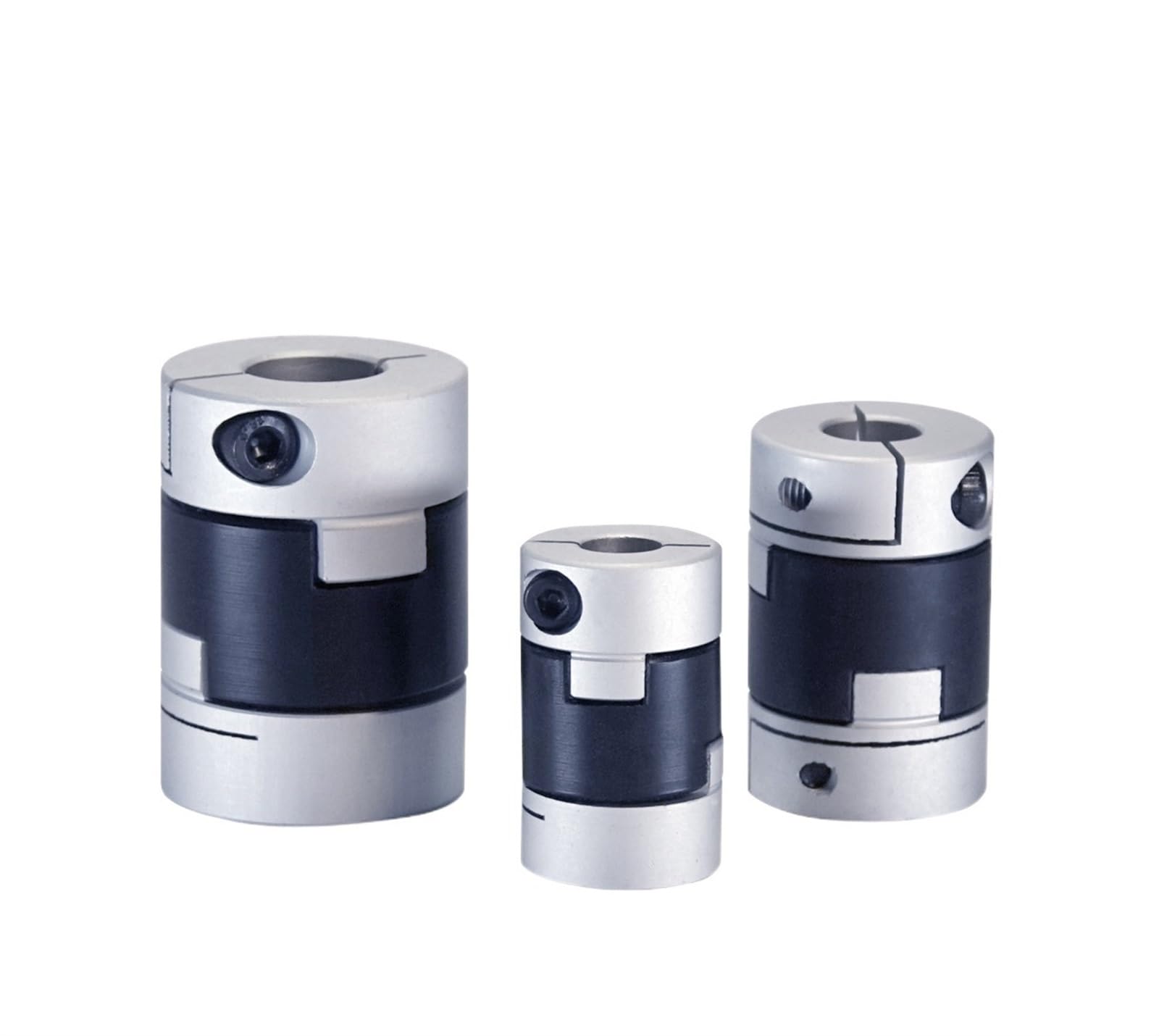 Rigid coupling,Stainless steel rigid coupling 1pcs D50L53 Slider Coupling High Torque Slider Coupling for Motor Connector CNC Drive Shaft(14X15)