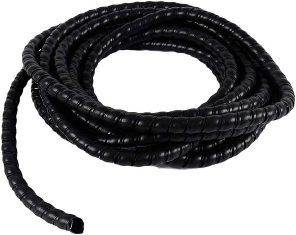 25m Diameter 20mm Spiral Wire Protection Tubing Increases Security and Organization of Wires in Any Environment