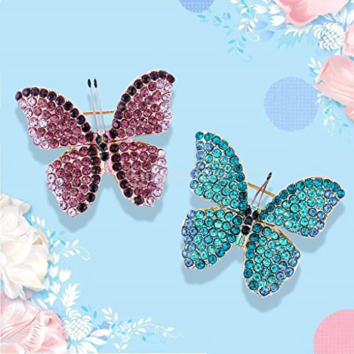 Broche papillon emballée pour cadeau, épingle de col et bijoux écharpe