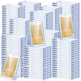 SATINIOR Magnetischer Kartenhalter aus Acryl, 130 Stück, 6,3 x 8,9 cm, transparenter Schutz, Hartplastik, UV-Schutz, für Sport, Baseball, Kartenhandel, Aufbewahrung, Präsentation, 300 Stück