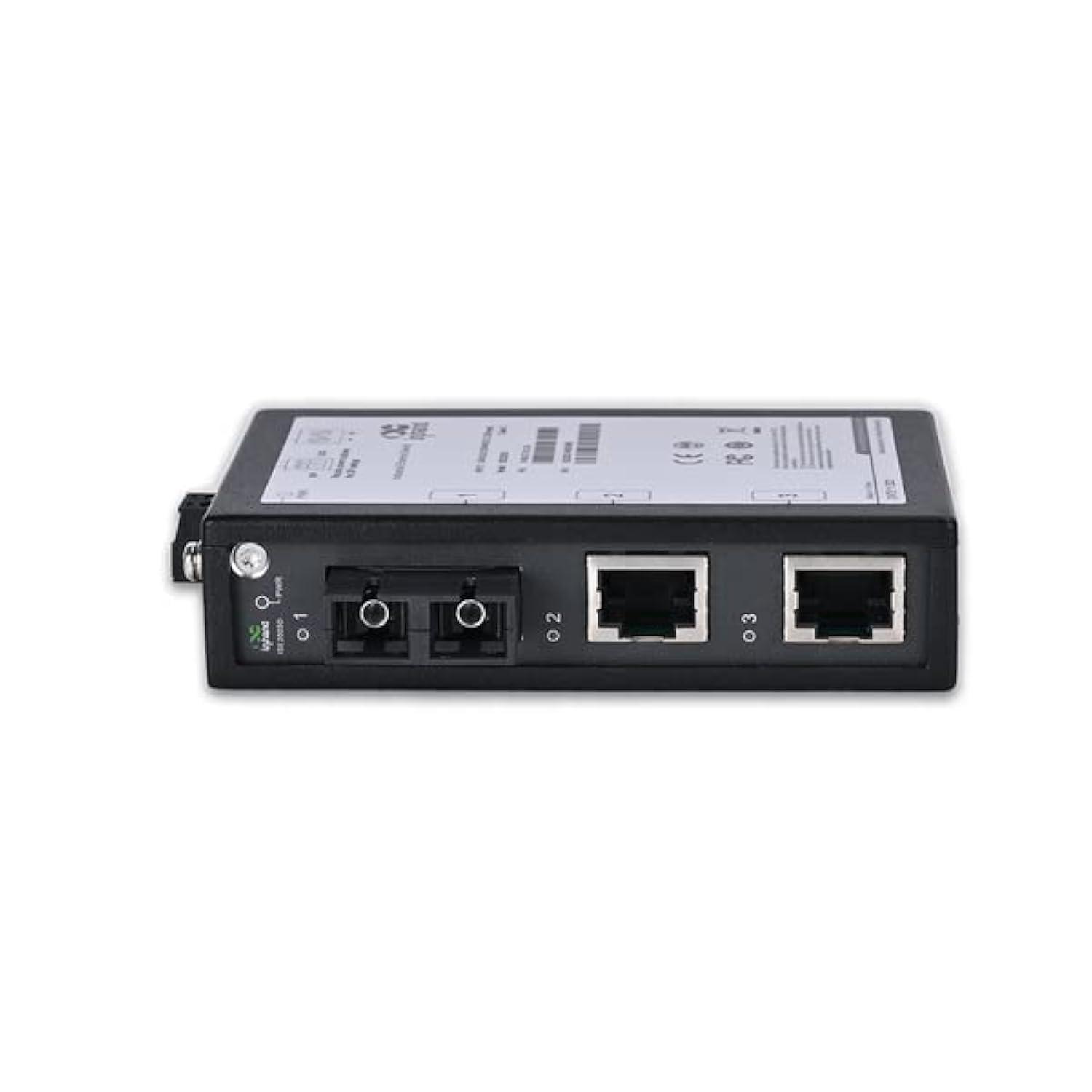 InHand Networks 3-Port Unmanaged Industrial Ethernet Switch, Media Converter,2*10/100 Base-T(X), 1*100Base-FX, Single Mode Dual SC Fiber, Working Temperature -40° – 75°C, IP30, 20KM, UL Certification