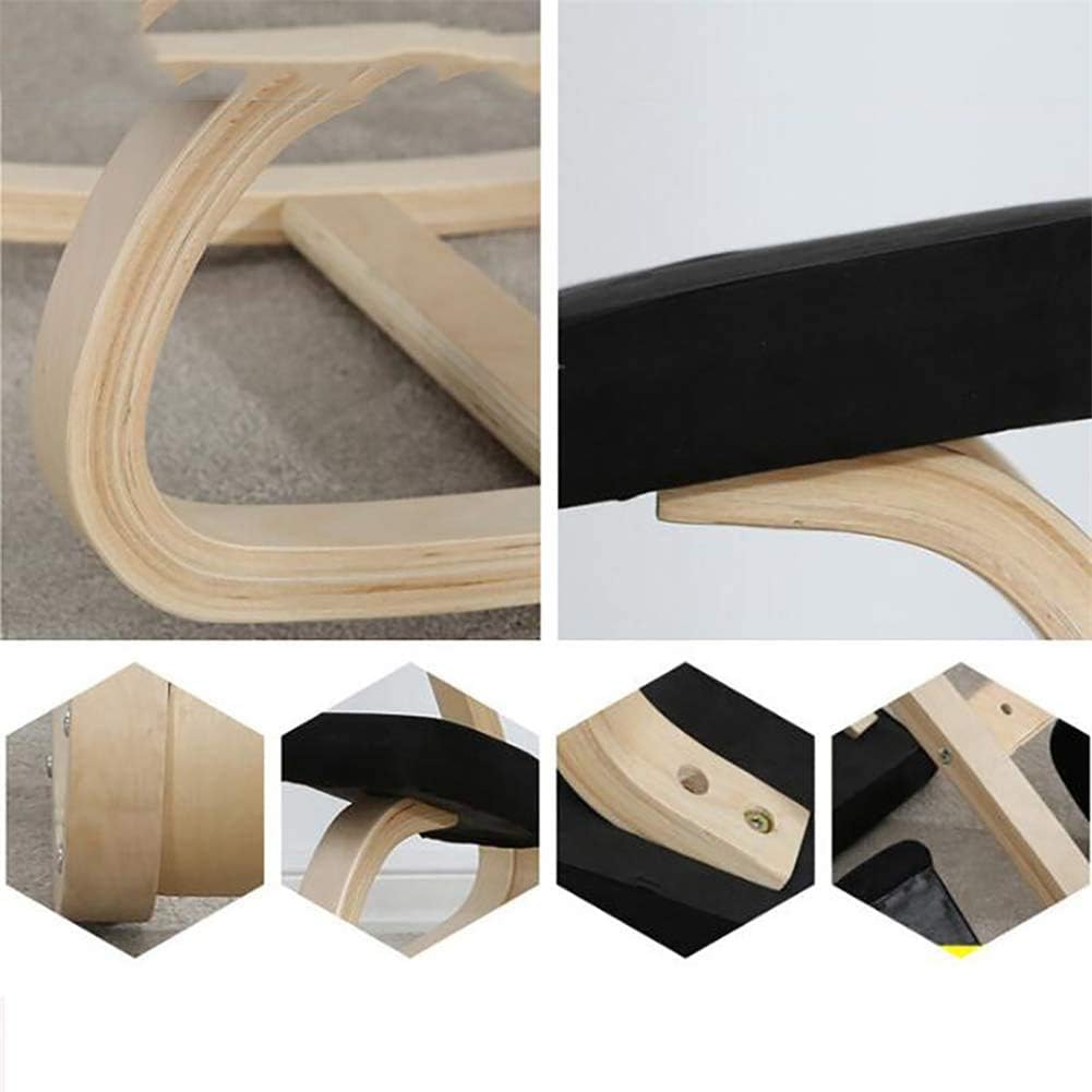 GaoFan Ergonomic Kneeling Chair,Rocking Balance Knee Stool for Bad Backs Neck Shoulders Tension Thick Cushions,Comfortable Rocking Improves Blood Circulation Great for Office and Home,Red : Home & Kitchen