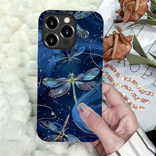 Coque iPhone 13 Pro tendance imprimé libellules silicone souple - 5