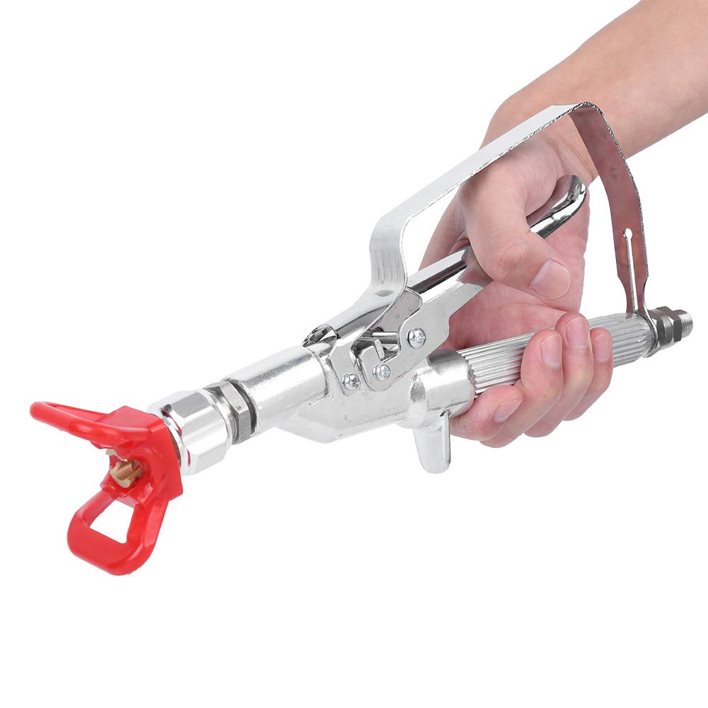 Aerografo ergonomico per spruzzatore di vernice G1/4 pollici in acciaio inossidabile ad alta pressione per strumenti hardware