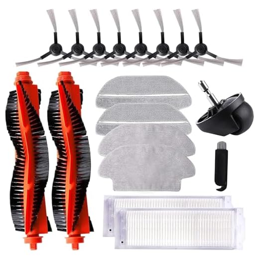 18 Stück Zubehör für Xiaomi Mi Robot Vacuum Mop Pro Saugroboter Roboter Ersatzteile von KEEPOW