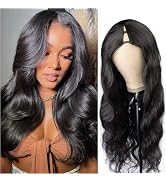 V Part Wig Human Hair Body Wave Glueless No Leave Out Upgrade 16 Inch U Part Wigs Human Hair Clip...