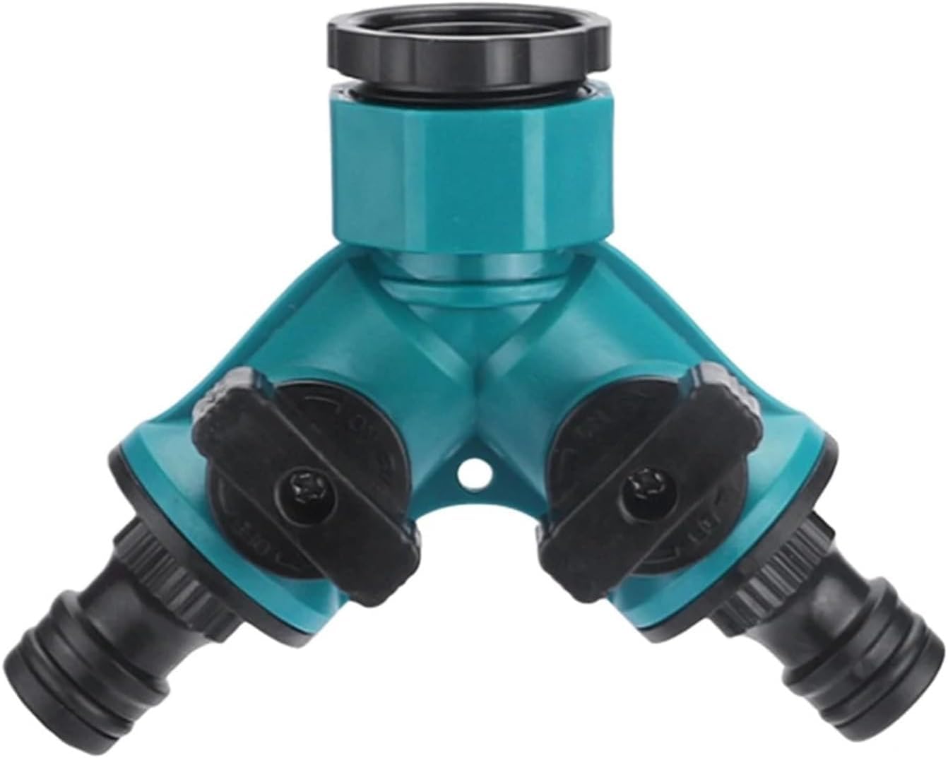 Garden Tap Water Splitter – Adjustable Y-Type Hose Connector, Two-Way Multiple Outlet Faucet Diverter(Y Type Double Pass)