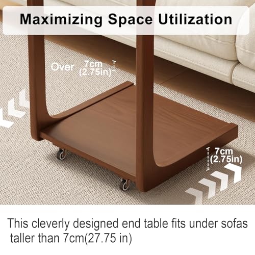 Mesa para sofá en forma de C ajustable para trabajar cómodamente desde el salón 5