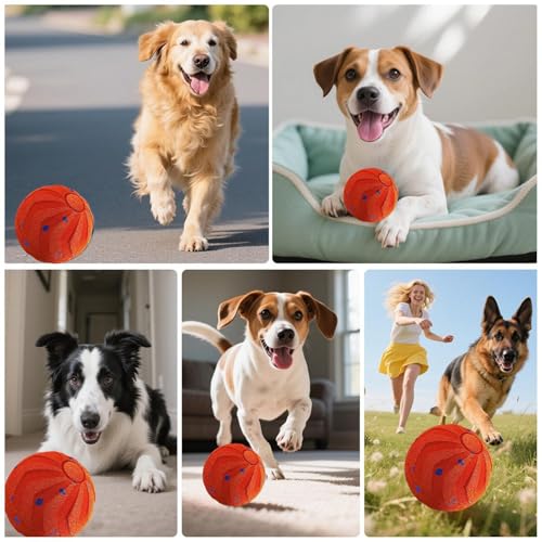 Balle interactive pour petits chiens rotative et mobile pour stimuler leur éveil - 5