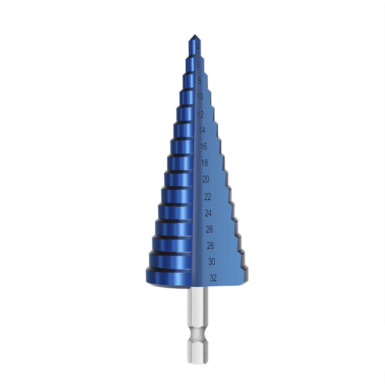 Wiertła do cięcia wiertło stożkowe stopniowe wiertło stopniowe z chwytem sześciokątnym HSS re Hole Cutter 3-13 4-12/20/22/32mm wiertło do metalu (kolor: 3 szt. 3-12 4-12 4-20) (1 szt. 4)